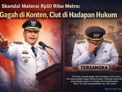 Skandal Materai Rp10 Ribu Metro: Gagah di Konten, Ciut di Hadapan Hukum