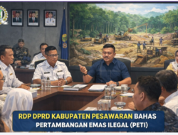 Advertorial : DPRD Pesawaran Gelar RDP Bahas Aktivitas Pertambangan Emas Ilegal (PETI)